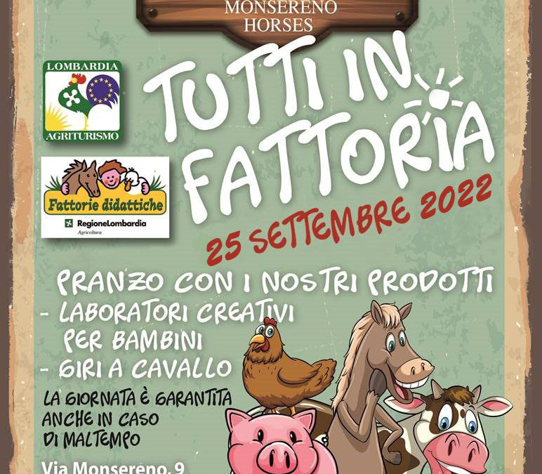 Tutti in Fattoria – 25 Settembre 2022