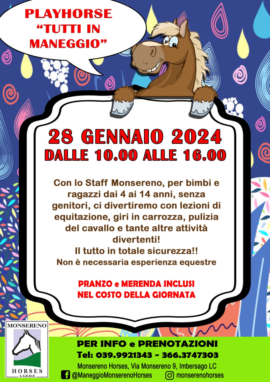 Playhorse Pasqua - 7 aprile 2023